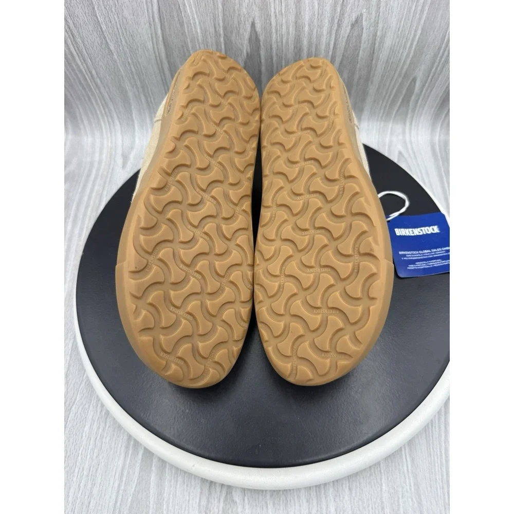 Birkenstock Oswego Womens US 7 EU 38 Narrow Brown Suede Slip On Comfort Shoes